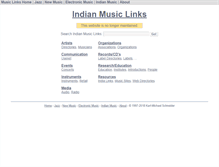 Tablet Screenshot of indianmusic.piezoelektric.org
